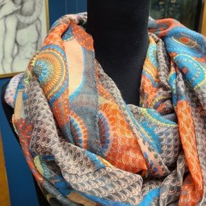 Patterned Infinity Scarf